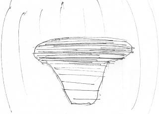 Lichtkegel Fahrradscheinwerfer